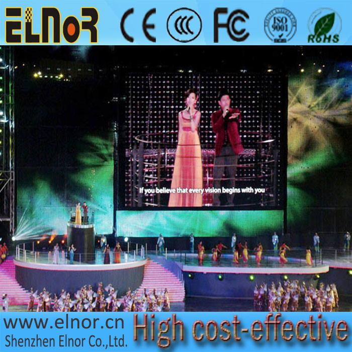 Shenzhen Fashion Indoor P10 Stage Performance LED Screen Display
