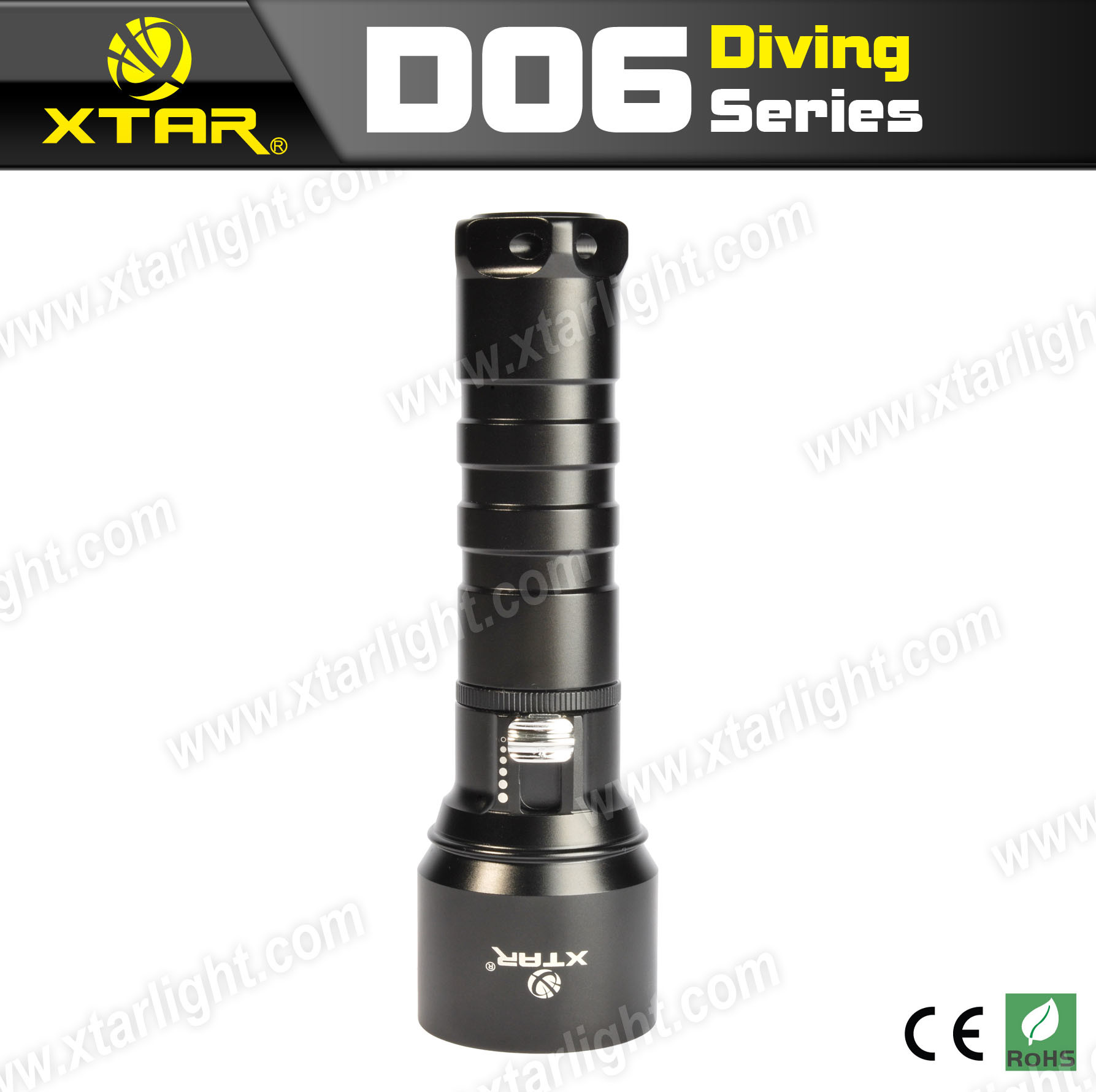 Xtar 350 Lm 100meters LED Underwater Flashlight (D06 R5)
