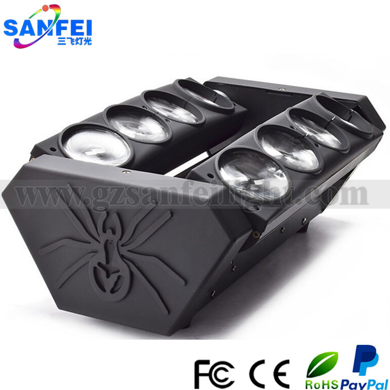 White Color LED Spider Stage Disco Moving Head Light