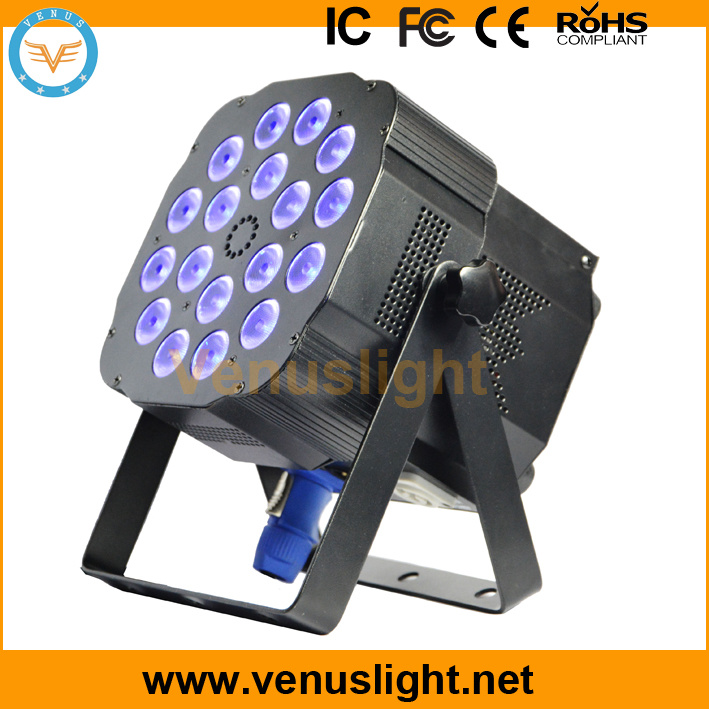 High Brightness 18PCS 6in1 LED Flat PAR Stage Light