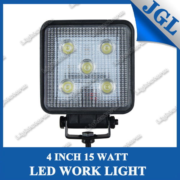 Flood/Spot 15W LED Work Lamp, Car LED Driving Light