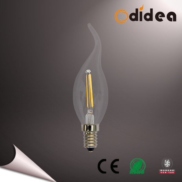 Energy Saving 4W E14 Warm White LED Candle Bulb
