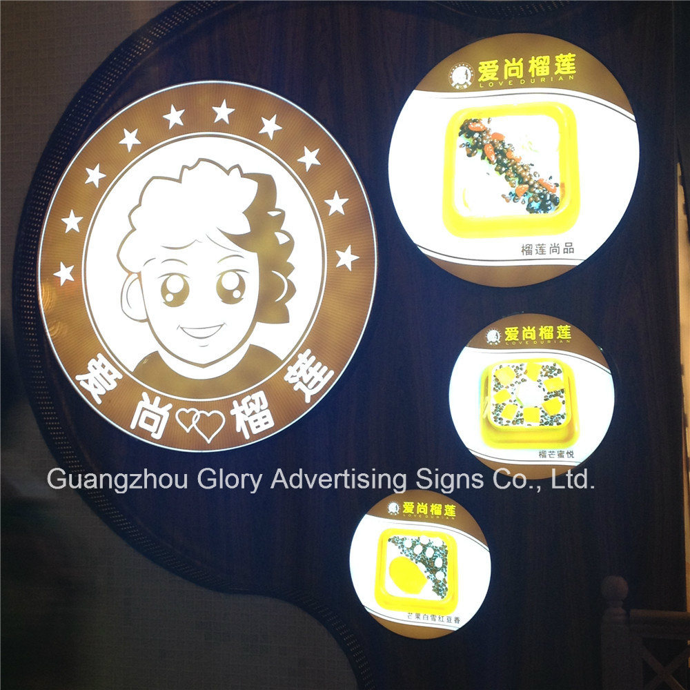 China Manufacturer Outdoor Vacuum Thermoforming Light Box Sign