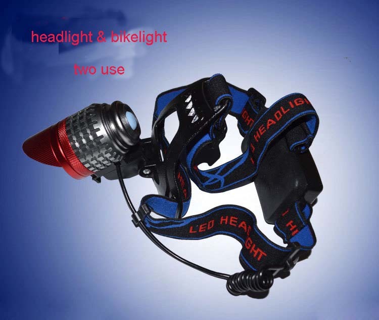 1200lm IP65 Waterproof LED Power Bicycle Light Rechargeable LED Headlamp
