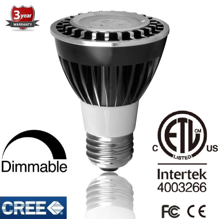 Dimmable LED PAR20 Spotlight with CREE Chipset