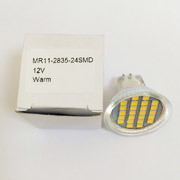 LED Spot Light MR11 SMD2835-24LED Glass Cup Lamp 2.4W