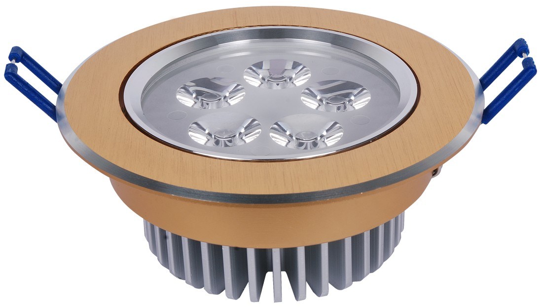 5W High Power Drawing Gold Nature White LED Ceiling Light