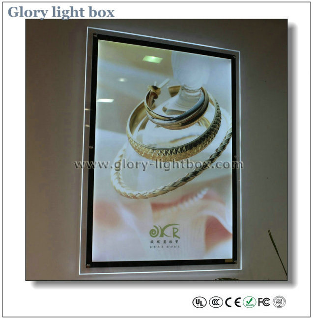 Crystal Light Box/Slim Light Box/LED Light Box/Illuminated Light Box