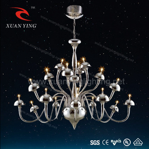 Beautiful Chandeliers Crystal Lighting with Chromed Plate (Mv68033-18)