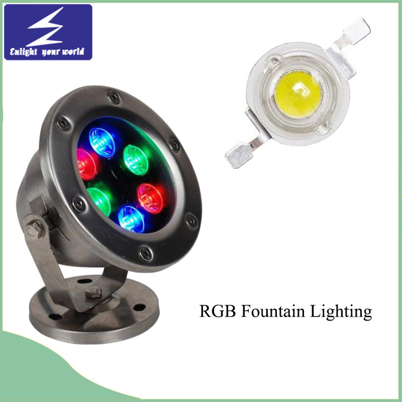 6W Colorful Underwater LED Fountain Lighting