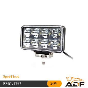 24W LED Bulldozers, Agricultural Machinery Work Light LED Car Light