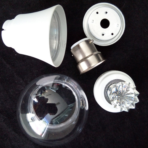 A60/A19 LED Lens Bulb Housing with Lens 7 Watt