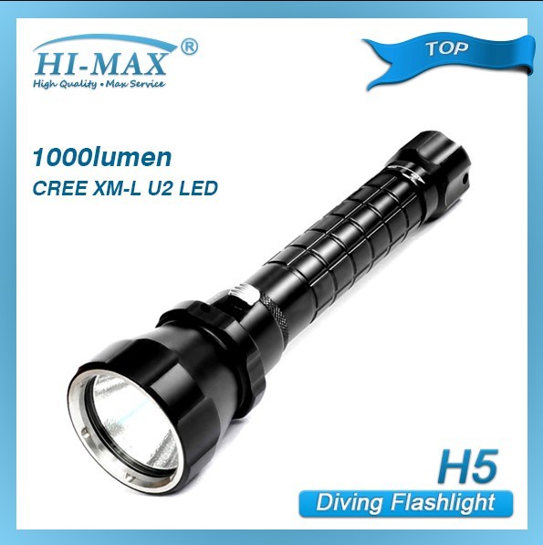 Underwater 100 Meters Magnet Switch LED Diving Flashlight