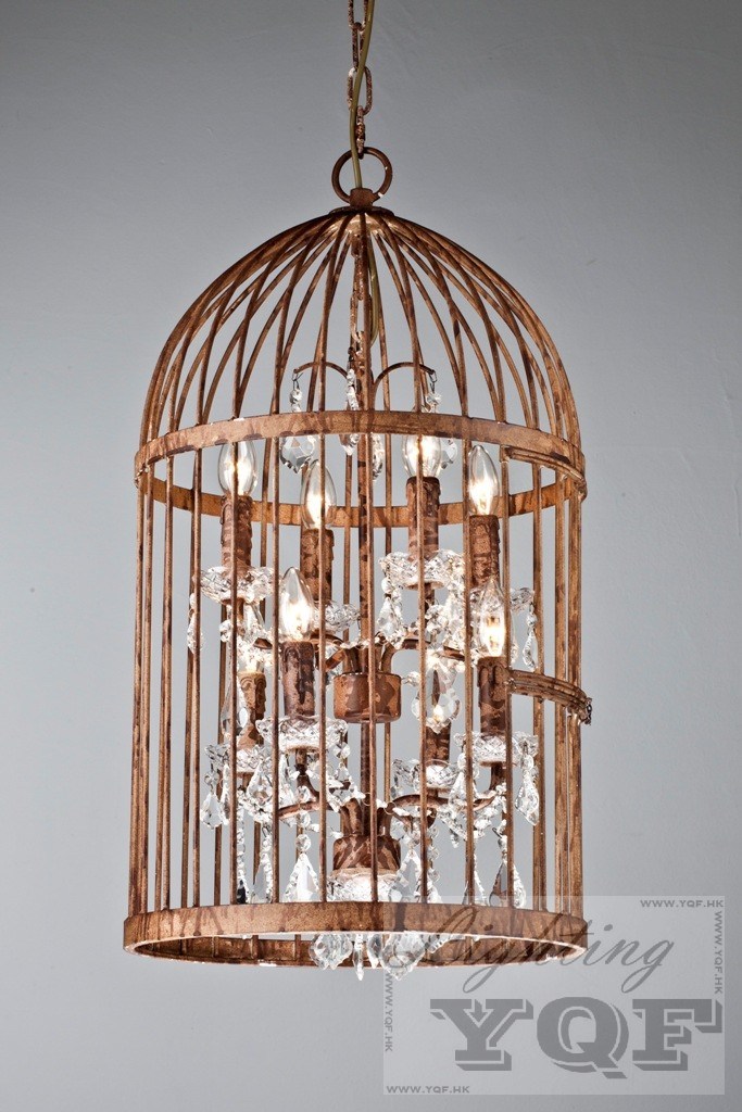Bird Cage Crystal Chandelier (YQF1308D40LR)