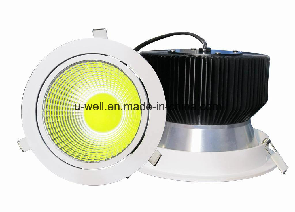 China COB 10W/20W/30W Dimmable Recessed COB LED Down Light/Downlight - China COB LED Downlight, LED Down Light