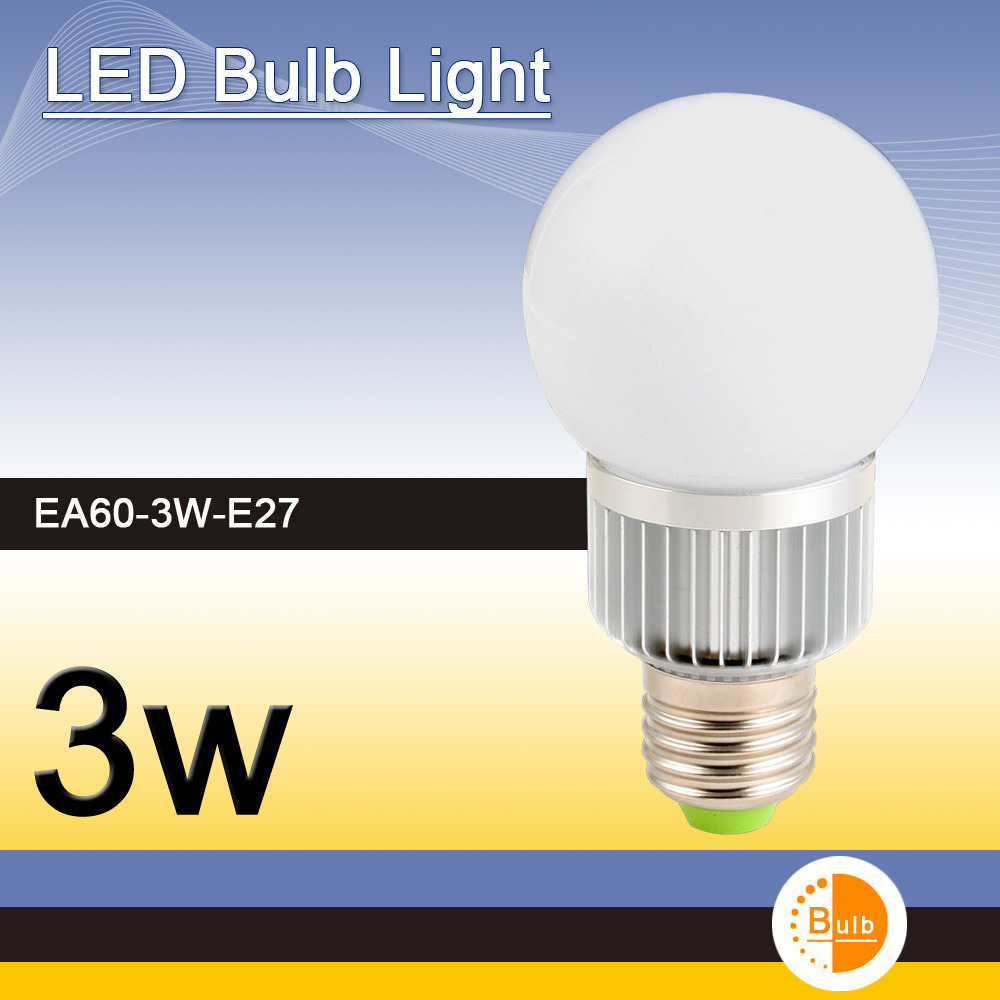 3W LED Bulb Light (ALL-BL110D60-S0 (EA60-3W-E27))