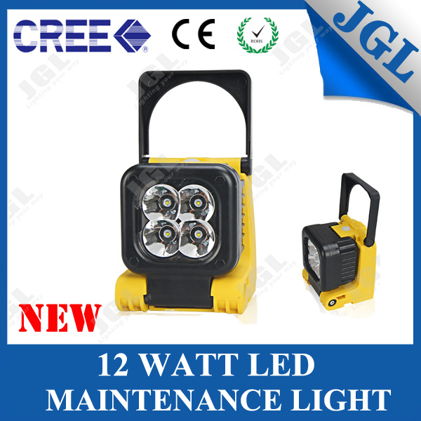 Square Pod Style 12W CREE LED Work Light Rechargeable