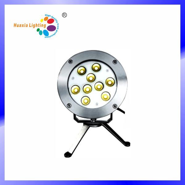 9W 304 Stainless Steel IP68 Waterproof LED Underwater Light