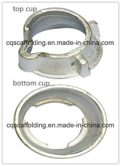 Steel Hot DIP Galvanized/ Painted Cuplock Scaffolding Coupler Top Cup and Bottom Cup with Top Quality