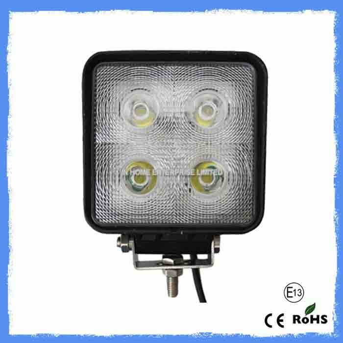 40W IP67 Waterproof Aluminum LED Work Lamps 10-30V off Road LED Light