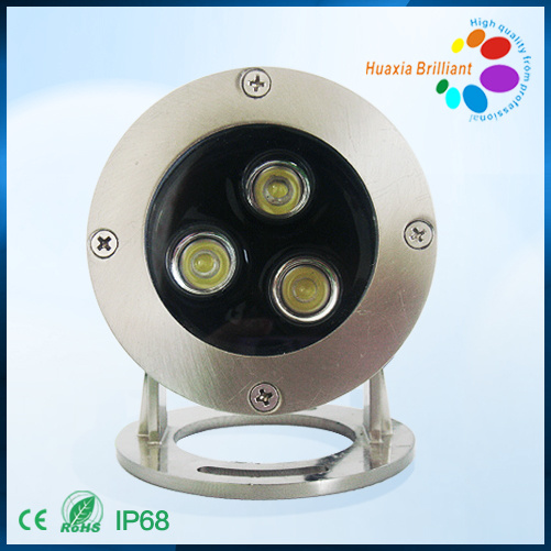 3W IP68 Waterproof LED Underwater Light (HX-HUW96-3W-A)