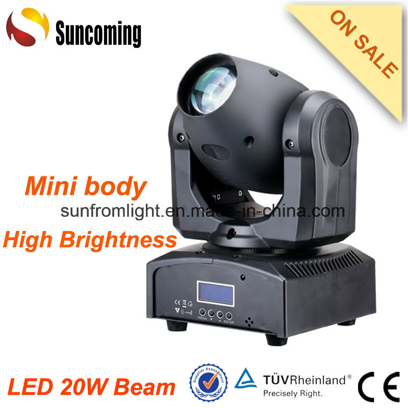 IR Controller 20W Beam LED Mini Small Moving Head Lights