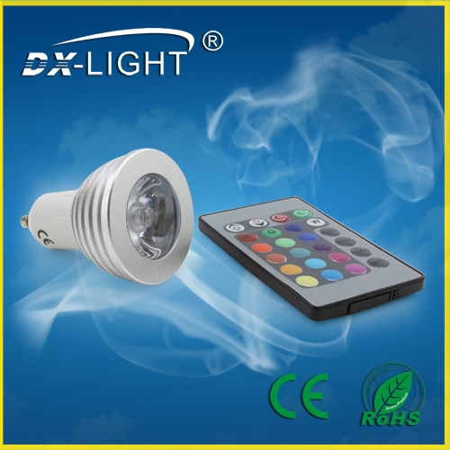3W RGB LED Spotlight GU10