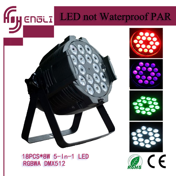 18PCS 10W From Guangzhou Manufacturer LED Stage PAR Light (HL-029W)