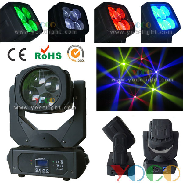 2015 Hot Selling 4X25W Beam Moving Head Small LED Lights