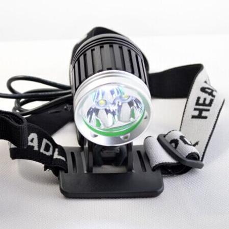 High Power Waterproof CREE T6 LED*3 3800lm Headlamp Bicyclelight Camping Head Light Lamp