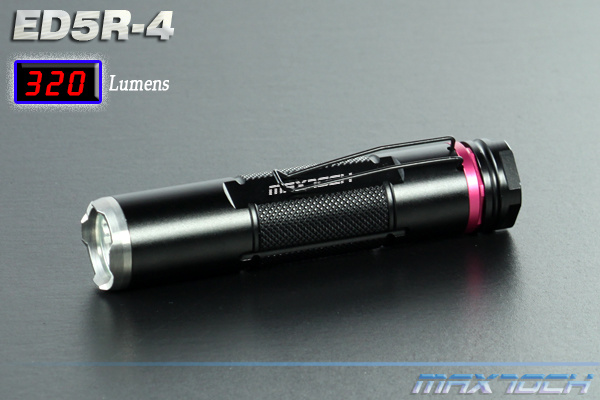 5W R5 320lm AA Superbright Aluminum LED Flashlight (ED5R-4)