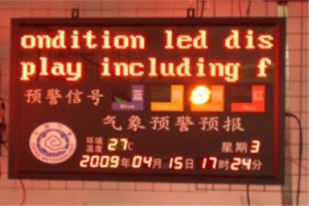 Indoor LED Weather Display