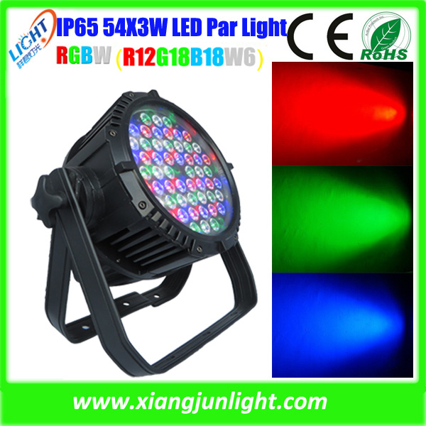 Outdoor Stage Lighting 54X3w LED Part Light RGBW
