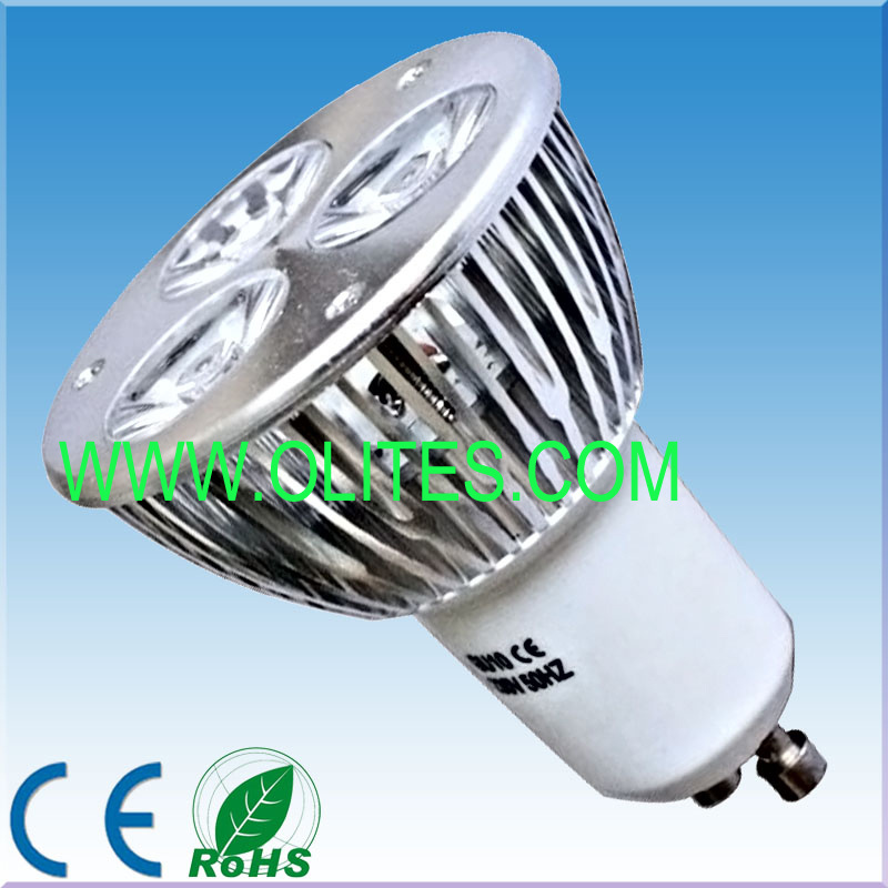 MR16 3*1W High Power LED Spotlight (OL-GU10-0305B)