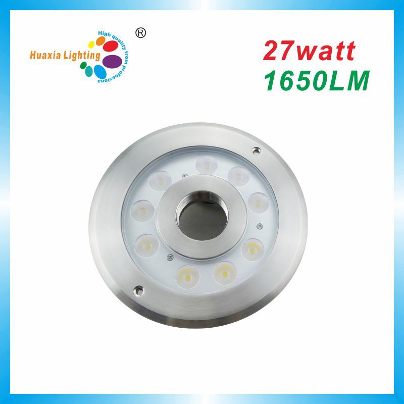 27W High Power IP68 LED Fountain Light, Underwater Light