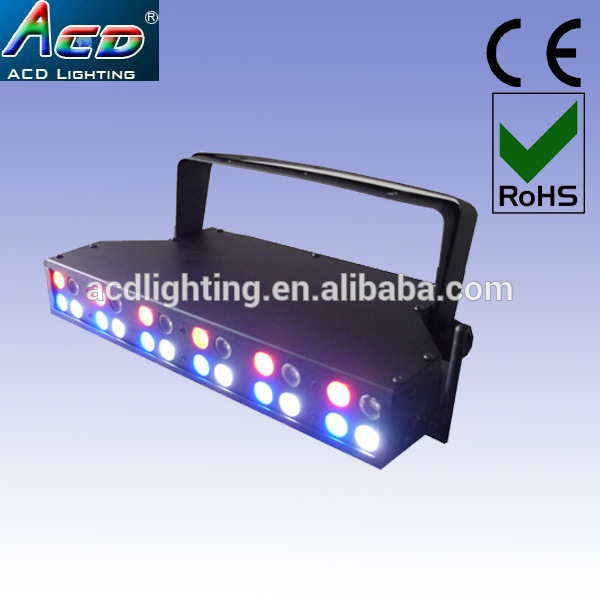 China Guangzhou Acd Lighting AC-LED 24-1W RGBW Battery-Powered-Wireless-DMX-LED-Lights, Wireless DMX LED Wall Washer