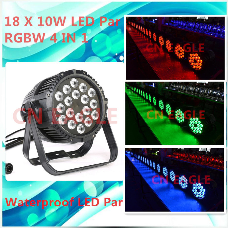 Waterproof 10W*18PCS RGBW 4in1 LED PAR Light