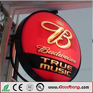 Outdoor Standing Crystal Chain Store Customize Double Sided Light Box