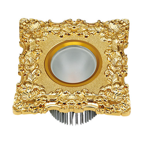 LED Spotlight with Forged Brass Faceplate