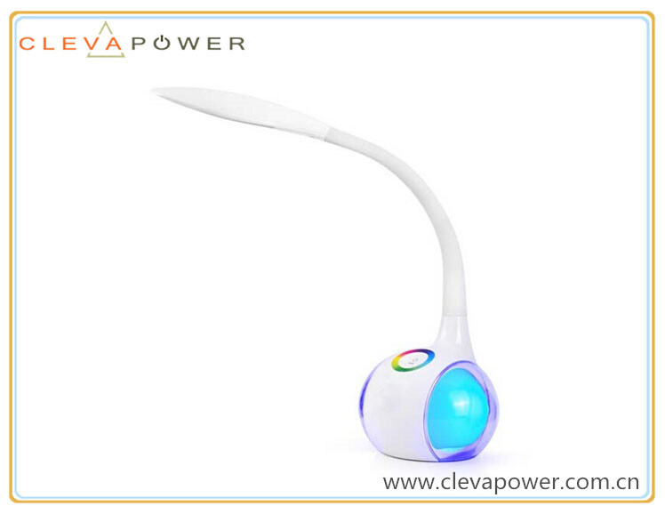 3-Level Dimming Touch-Sensitive Control LED Desk Lamp with Multi-Colored Night Light