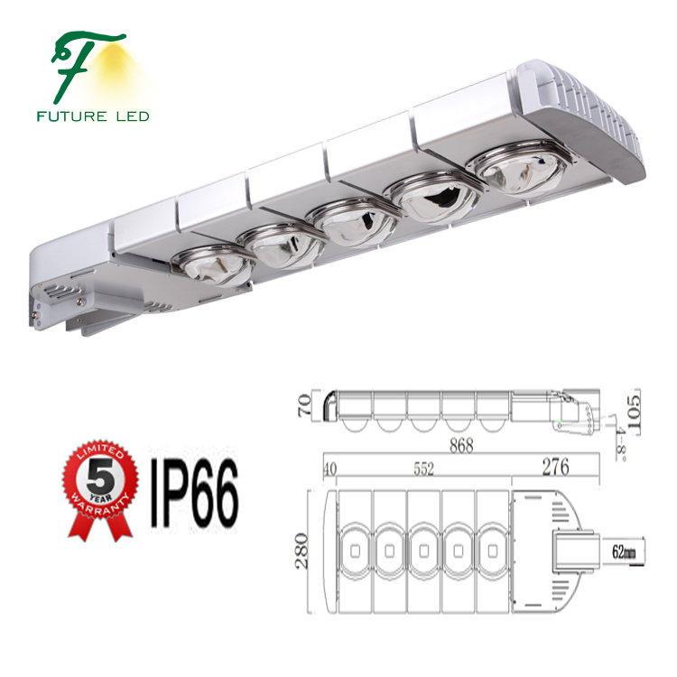 250W High Power Dimmable LED Street Lights