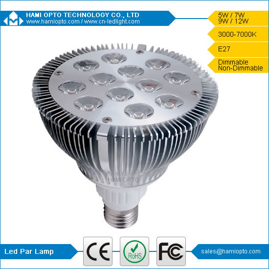 PAR38 LED PAR Light 12W (HM-LP38-E27-12*1W)