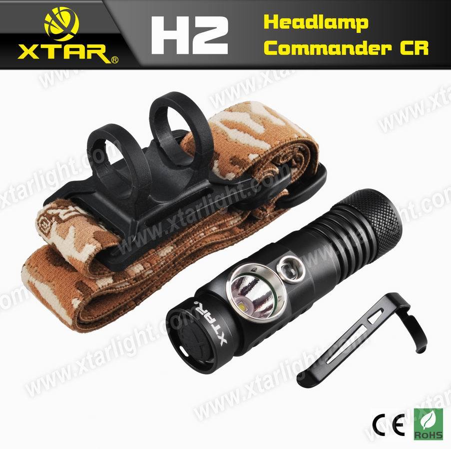 LED EDC Headlamp for Caving, Exploration, Advanture (XTAR H2)