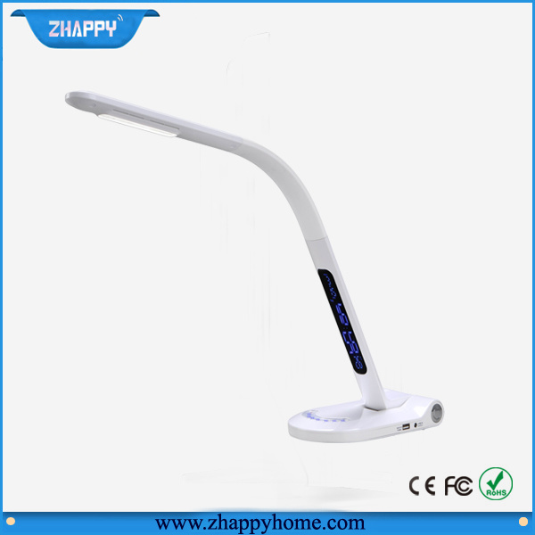 LED Display Calendar Foldable Table Lamp for Reading