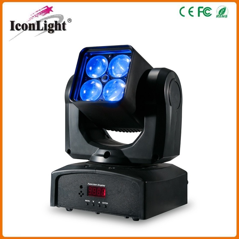 2016 New Hot Sale 4eyes10W RGBW Moving Head Light with Zoom (ICON-M066)