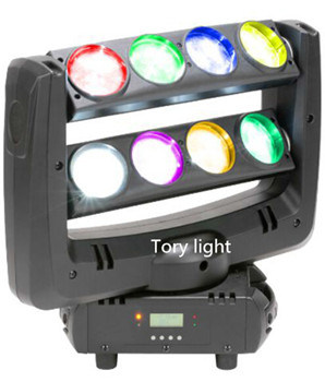 8*12W LED RGBW Spider Moving Head Beam Light