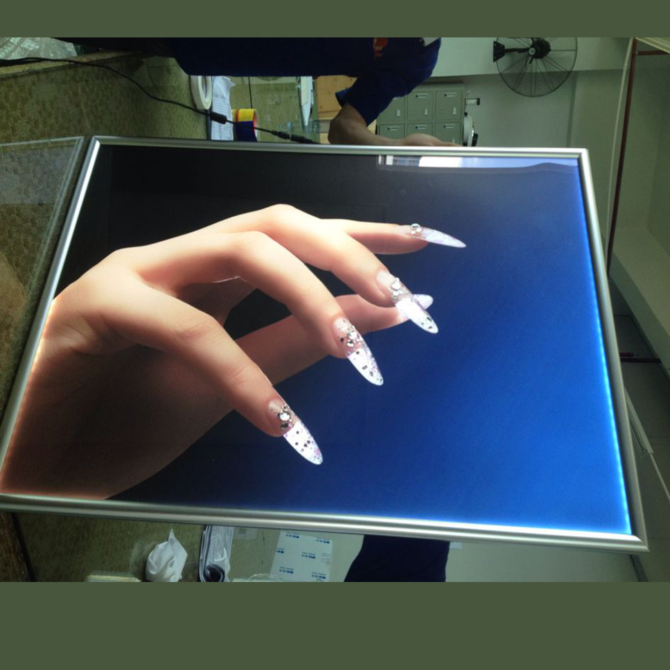 LED Curved Frame Aluminum Snap Frame Slim Light Box