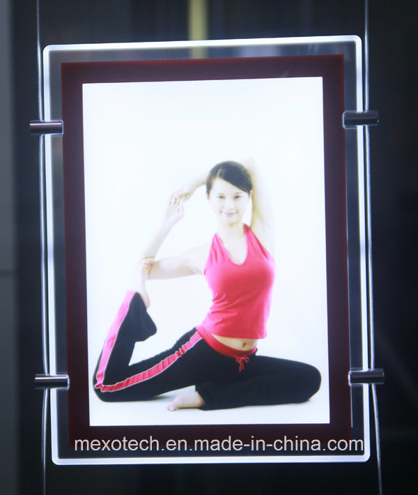 Hanging Style High Quality LED Acrylic Poster Frame Light Box