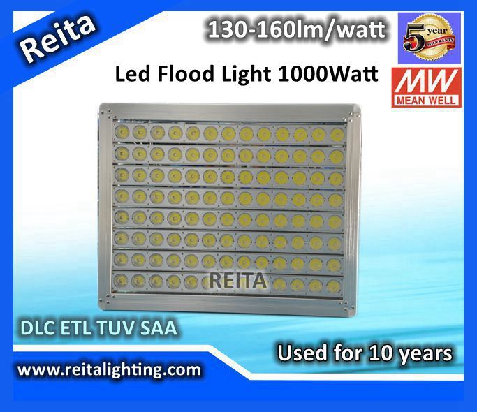 1000watt 5 Years Warranty Outdoor LED Flood Light