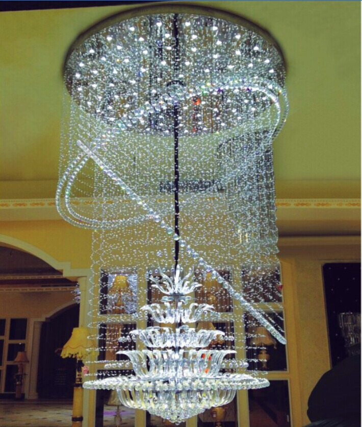 Modern Decorative K9 Crystal Chandelier with LED